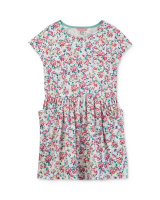 Joules Girls' Jude Floral Print Dress ...